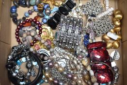 A box of costume bracelets