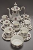 A 20th century part tea service by Royal Albert in the Sweet Violets pattern