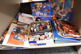 A selection of Pepsi collectables including pencil sharpeners, files and clip boards.