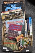 A box of books of predominantly motoring interest, including volumes of A picture history of the