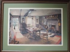 N J Hepworth, (20th century), a watercolour, United Reform Church Grange Over Sands, signed, 18 x