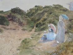 James Abbott Pasquier, (19th century), a watercolour, Cromer Overstrand, monogrammed , and dated