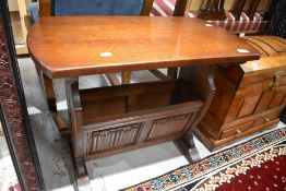 A modern Old Charm coffee table with magazine rack