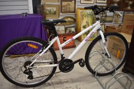 A BTWin 5.0 rockrider hard tail mountain/trail bike