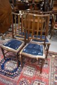 20th century salon style dining chairs all being AF