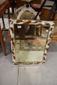 A shabby chic wall mirror