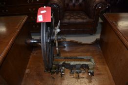 A vintage watchmakers lathe
