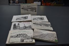 Wainwright. A selection of the sketchbooks. Including; a signed Lakeland Sketchbook. (7)