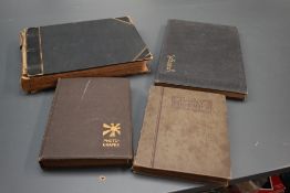 Photograph Albums. A small selection. See images for contents. Includes UK and overseas interest.