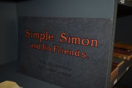 Illustrated. Simple Simon and His Friends. Circa 1906. With 12 colour illustrations by Charles
