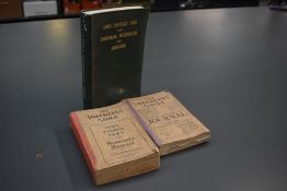 Shepherds Guides. Three editions; including a 1937 Lamb's Guide with a hand-written note from R.
