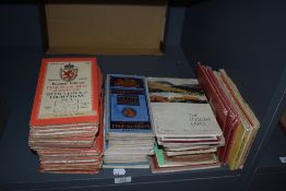 Maps. A selection of 20th century Ordnance Survey and Bartholomews folding maps.