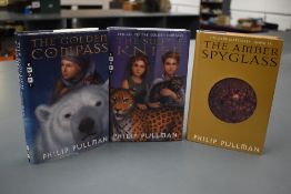 First editions. Literature. Pullman, Philip. His Dark Materials. Three volumes, all 1st US editions: