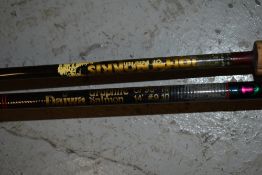 A Daiwa 3pc 14ft graphite salmon rod #9,10 and a John Norris 10ft 6in 2pc carbon fly rod