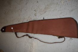 A padded fleece lined canvas gun slip