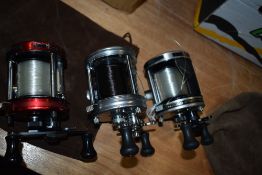 Two Ambasadeur Fishing Reels, 6500-C3 & 6000 and an Abu Garcia Ambasadeur 6500CS rocket