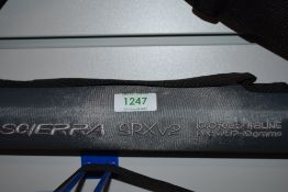 A Scierra SRX V2 10 ft fishing rod unused in original soft and hard sleeves