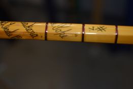 A Hardy split cane Palakona 2pc #7 10ft 'THE POPE' in original sleeve