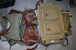 3 Fishing Game bags with some liners