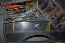 A selection of Lures, Feathers and Minows