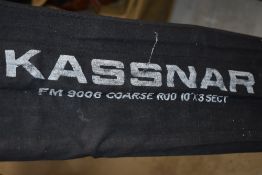 A Kassnar 3pc 10ft coarse rod with sleeve