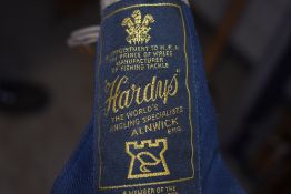 A Hardy 2pc graphite De Luxe 8ft 6' fly rod in original sleeve