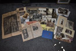 A selection of Victorian and later 20th century black and white photography including portraits