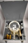 A Eumig S2 underwater film camera in wooden case