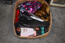A selection of modern ladies textiles and hand bags