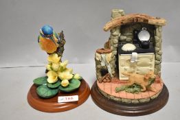 A figure base for Border Fine Arts A1889 Kingfisher and CA856 Washing Day by Country Artists