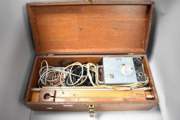 A cased flow meter and probe
