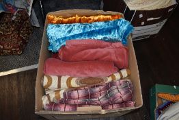 A selection of vintage and retro curtains and fabrics