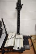 A precision camera focus stand