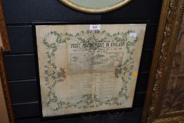 An advertising souvenir for the First Flying Week 1909 Blackpool
