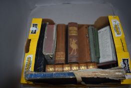A selection of library and text books including Andersons Fairy Tales and Grimm's
