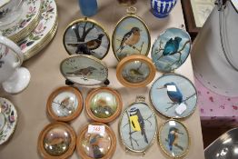 A selection of miniature bird collage made from natural elements H.E Hervey and Audrey Taunton