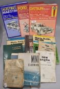 A selection of car and mechanics workshop manuals Mini Clubman