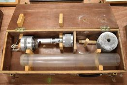 A Gilston Equipment water pressure tester in wooden case