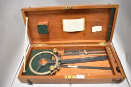 A boxed Hezzanith angle measure Sextant
