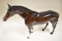 A Beswick study, Large Racehorse, brown, gloss, 1564