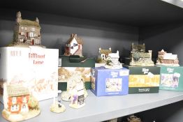 A collection of Lilliput Lanes to include; The little lost dog,Rydal cottage and Holly cottage.