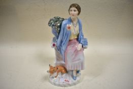 A modern figurine by Royal Doulton of Queen Elizabeth the Queen Mother Duchess of York HN 3230