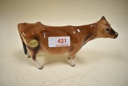 A John Beswick study, Jersey Cow, boxed JBF83