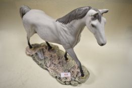 A Royal Doulton study, Moonlight on ceramic base, grey, matt 2671