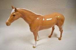 A Beswick study, Large Racehorse, Palomino, gloss, 1564