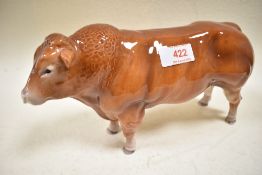 A John Beswick study, Limousin Bull, boxed JBF73