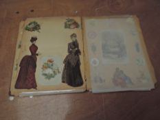 An album of Victorian Scraps, many seen