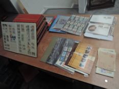A collection of GB Stamps including 2 stock books of GB Stamps, Album of Channel Island and Isle