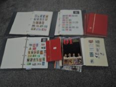 Eight albums of World Stamps, mainly modern, mint and used