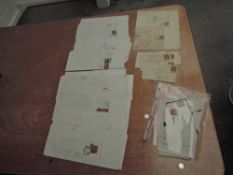 A collection of Penny Red and Two Pence Blue Entires, 1875 Lancaster and London Postmarks, approx 78